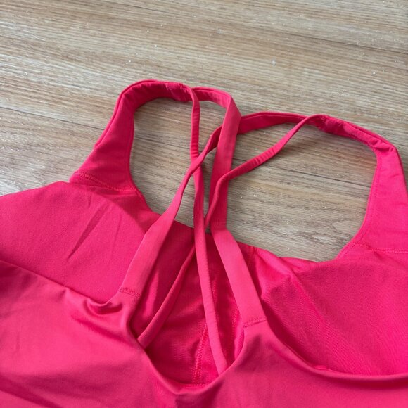 Lululemon Athletic Energy Evolve Racerback Sports Bra Red Glow NWT Size XL - Picture 4 of 8